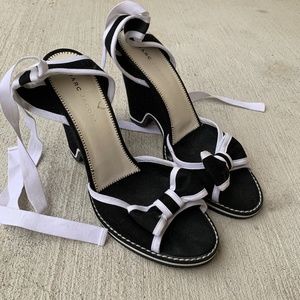 Marc Jacobs Black/White Wedges